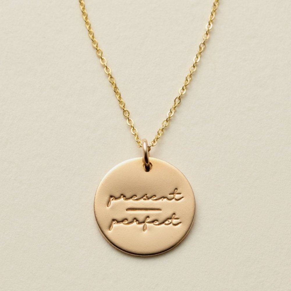 Present | Perfect Peace Pendant Charm Necklace